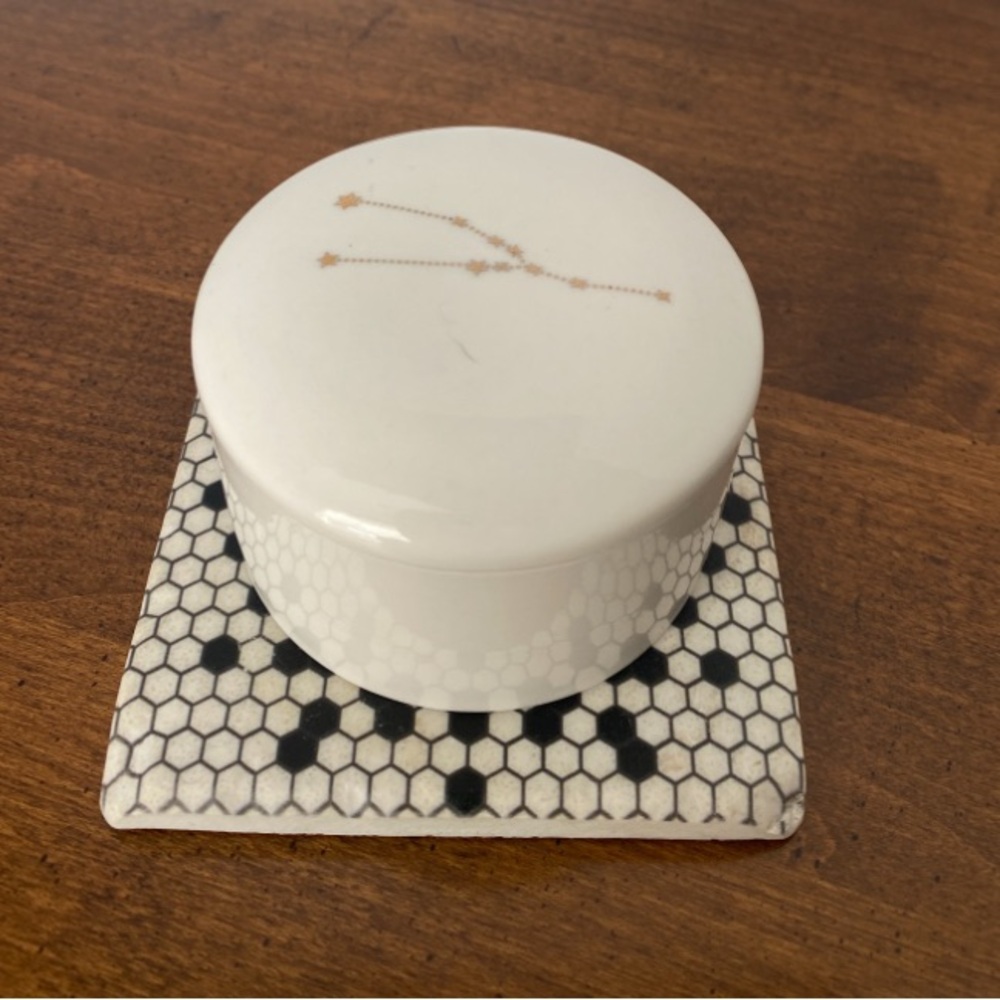 Fringe Studio Taurus White and Gold Jewelry Organizer